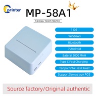 printer thermal portable printer 58mm printer bluetooth buat hp high quality mesin print struk mini