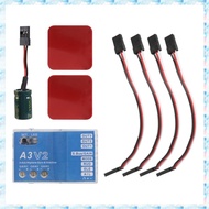 [R Q M U] A3 V2 flight controller stabilizer 4 flight modes for RC airplane Airplane RC Metal gift a