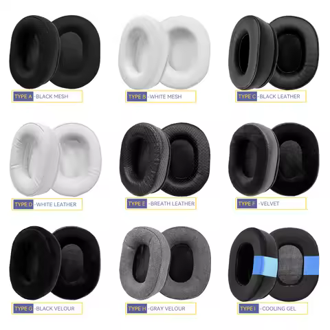 FIUNIE Replacement Ear Cushion Pads for Edifier H840 Headphones Earpads Earmuffs Sleeve Headset Head