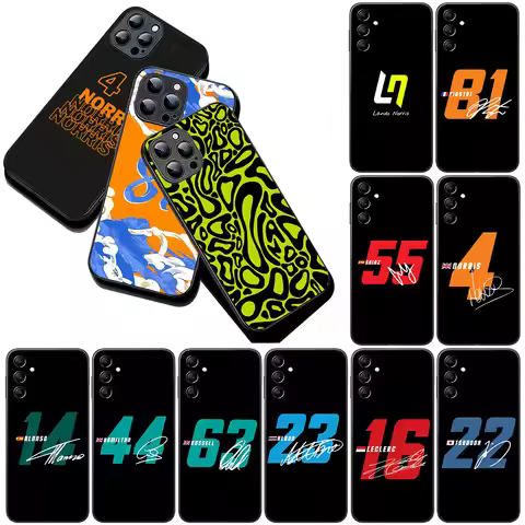 Formulas 1 F1s Car Funda No 4 81 Phone Cover for Samsung Galaxy S25 S23 S24 FE Ultra Plus S7 Edge S2