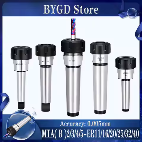 BYGD Morse taper MT ER tool holder MT MTA MTB MT1 MT2 ER16 MT3 ER25 MT4 ER32 MT5 ER ER16 ER20 ER25 E