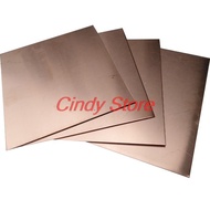 1pc 99.9% Copper Sheet Plate Cu material Pure Copper Tablets  Length X Width 100x100mm 200x200mm 0.5