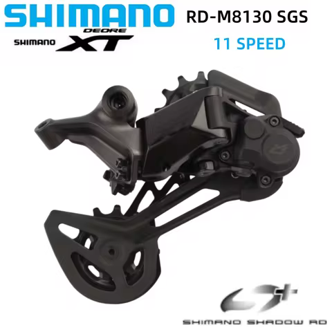SHIMANO DEORE XT M8130 Rear Derailleur RD-M8130 SGS 11-speed Long Cage For Mountain Bike MTB Bike Pa