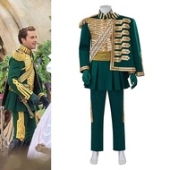 ชุดคอสเพลย์ Wicked Fiyero Jonathan Bailey ชุดดนตรีคอสเพลย์ ชุดสูทสีเขียวสำหรับผู้ใหญ่ชาย งานปาร์ตี้ฮ