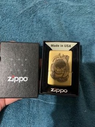 二手 Zippo 哈雷  鷹 Harley  Davidson  Motor 金色 銅 ？煤油 打火機 @
