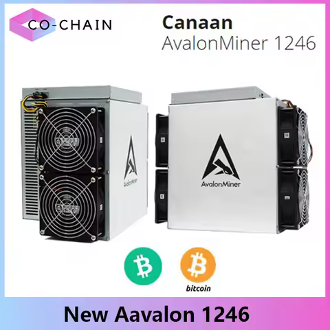 Avalon A1246 ASIC BTC Miner 90T/87T/85T/83Th/s Optional Bitcoin Miner SHA-256 BTC Mining Machine Bet