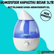Air Humidifier Aromatherapy Oil Diffuser Pelembab Udara Besar 3 Liter
