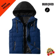 Latest Men's Beanie Vest, Jigger Brand, Color /biru Latest Men's Beanie Vest Beanie Vest