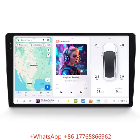 DUDUAUTO DUDU7 A7870 Android 13 Intelligent System Car Radio GPS Multimedia Player for Universal Hos