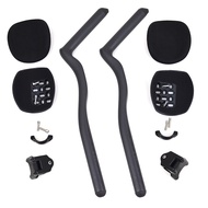 Carbon fiber mountain road bicycle round tube auxiliary rest handle,riding auxiliary handle,long - d