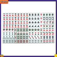 olimpidd|  144Pcs/Set Mahjong Portable Entertainment Melamine Party Game Chinese Mahjong for Indoor