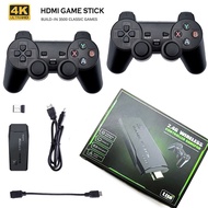 64GB Portable 10000 Game 4K TV Video Game Console With 2.4G Wireless Controller PS1 Classic Games Re