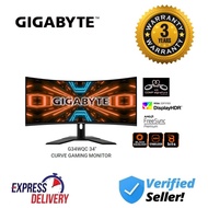 GIGABYTE G34WQC - 34" WQHD 144HZ 1MS 1500R 8BIT Premium Ultra Wide Curved VA FreeSync Gaming Monitor