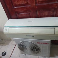 Second Ac 1/2 Pk @ outdoor sharp @ indoor panasonic