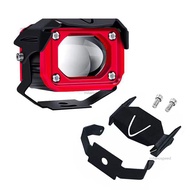 lampu tembak led 4d laser d6k kotak 2 warna high low hi loo jauh dekat