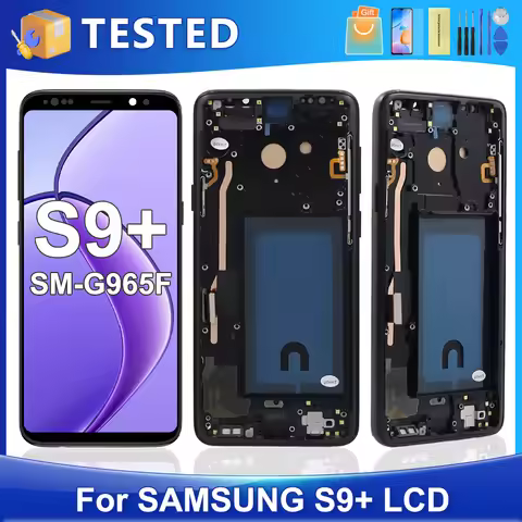 Tested Display For Samsung S9 Plus LCD Display Touch Screen Assembly For Samsung S9+ G965F G965U G96