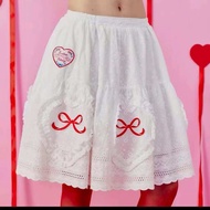[New พร้อมส่ง 🎀❤️] กระโปรง Endless Holiday Promise Heart Midi Skirt Forever Young