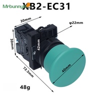 XB2 Mushroom Switch Screw Terminal Wiring IP40 Protection Rating For PLC Systems