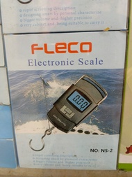 COD~Timbangan Gantung besi 200kg Hanging Scale digital Fleco F 200kap 200kgcasing ABSpower batre A3 