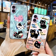 Cute cat flexible case for iphone 17 16 15 14 13 12 11 xr xs max 8 7 6 pro max plus mini 6s 6g 7g 8g