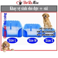 Hanpet - Khay vệ sinh chó / khay đi vệ sinh thú cưng / khay đi vệ sinh cho chó / khay hứng kít chó /