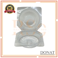 50 PCS donut cake mica donut/ donut/ round sponge cake/ donut container/ / round cake mica/ donut pl