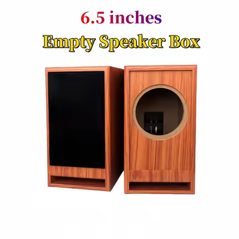 6.5-inch Maze Speaker Empty Box,Full Frequency Sound Box,Coaxial Horn Box,DIY Speaker Wooden Housing
