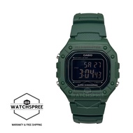 [Watchspree] [K] Casio Digital Green Resin Band Watch W218H-3B W-218H-3B