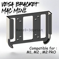 Vesa / Wall Bracket Mac Mini M1 M2 M2 Pro Wall Mount 75x75 100x100 | Holder Accessories - N3D