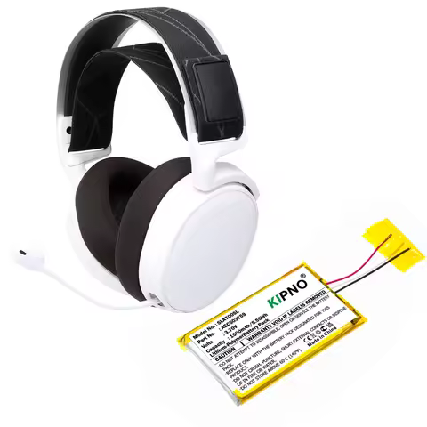 KIPNO 1500mAh Wireless Headset Battery AEC503759 for Steelseries Arctis 7, Arctis3, Arctis1, Arctis 