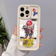 Mario Ultra-Thin Matte Phone Case for vivo Y17s Y27 Y36 Y12 Y12 Y20 Y50 Y21 Y91 Y15 Y51 Y91 Y22 Y16 Y27 Y22 Y93 Y95 Shockproof phone case