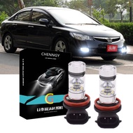 2PC Front 6000K H11 LED Fog Light Lamp foglight foglamp bulbs for HOND CIVIC SNA FD 2006 2007 2008 F