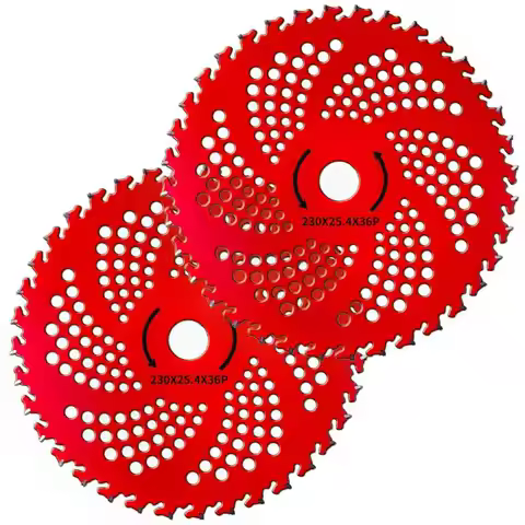 36 Teeth Carbide Tipped Blades Manganese Steel Brush Cutter Trimmer Blades For Weed Brush Cutter Tri