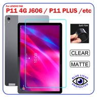 For Lenovo Tab P11 Plus 1st Gen J606F J606L J616F J616X J607Z 4G 5G Clear Anti Blue Tab Screen Prote