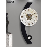 2024 Modern Clock Simple Wall Clock Wall Clock Light Luxury Shell Wall Clock Creative Clock Living R
