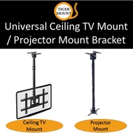 Universal Ceiling TV Wall Mount Bracket/Projector Ceiling Mount/Hanging Bracket/KALOC (Black)