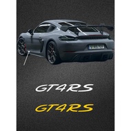 GT4RS Letter Sticker, 718, 918, Cayman Rear Decoration Sticker