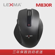 LEXMA M830R 2.4GHz 無線藍光滑鼠-黑色