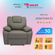 Ghế sofa đơn ngã lưng thư giãn bằng điện sang trọng SMLIFE Jonathan E1 D99 x R96 x C99cm nâng hạ lưn