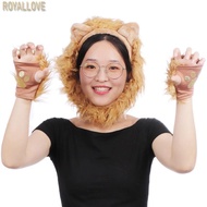 Royal Kids and Adults Brown Lion Headband Paws And Tail Lion Headband Costume