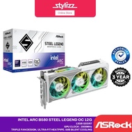 ASROCK INTEL ARC B580 STEEL LEGEND OC EDITION 12GB GRAPHICS CARD