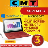 [READY STOCK] Microsoft Surface 3 4G LTE Window 10 Tablet Murah Gaming Gadgets Tablets Tab Word Excel Zoom