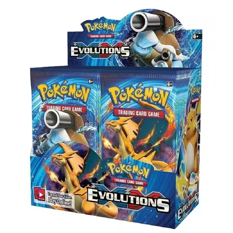 324Pcs Pokemon Cards TCG: Sun & Moon XY Evolutions Booster Box Collectible Trading Pokemon Cards Gam