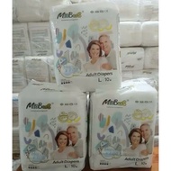 Combo of 10 packs of 100 MIOBUSS Elderly Diapers, all sizes M/L/XL/ from 35kg to 95kg Lexnew Baby Di
