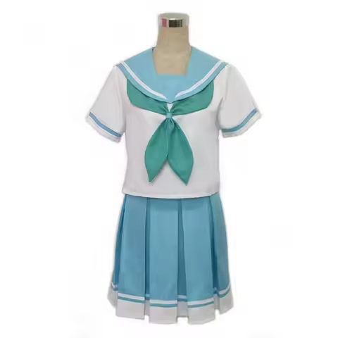 Unisex Anime Yoshikawa Yuko Nakagawa Natsuki Cosplay Costume Uniform Custom Size