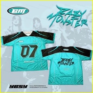 YT2 YBSY BABYMONSTER jersey 07 KPOP summer T-shirt RAMI AHYEON RORA ASA Short Sleeve Top YT2