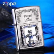 官方打火機zippo正版官方鏡中人防風煤收藏限量版男友送禮