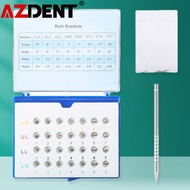 AZDENT Metal Dental Orthodontics Self-Ligating Brackets Movable Hook Auxiliary Hole With Buccal Tube