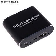 【warmwing】 HDMI Audio Extractor 4K 60Hz 5.1 ARC HDMI Splitter Extractor Optical TOSLINK SPD SG▲