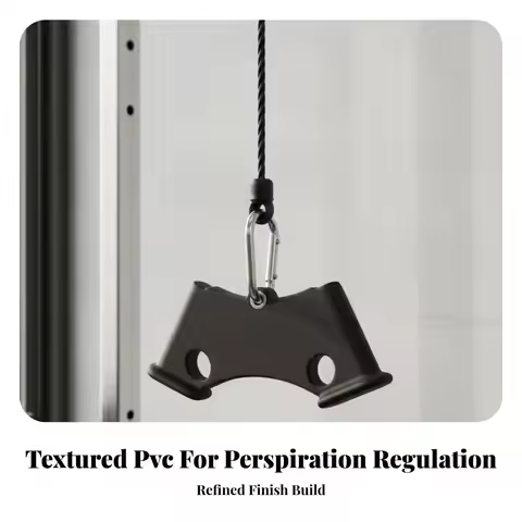 Durable Narrow Grip Pull Handle for Gym Pulley Attachment Cable Exercise Grip Bar for Bicep Curl and